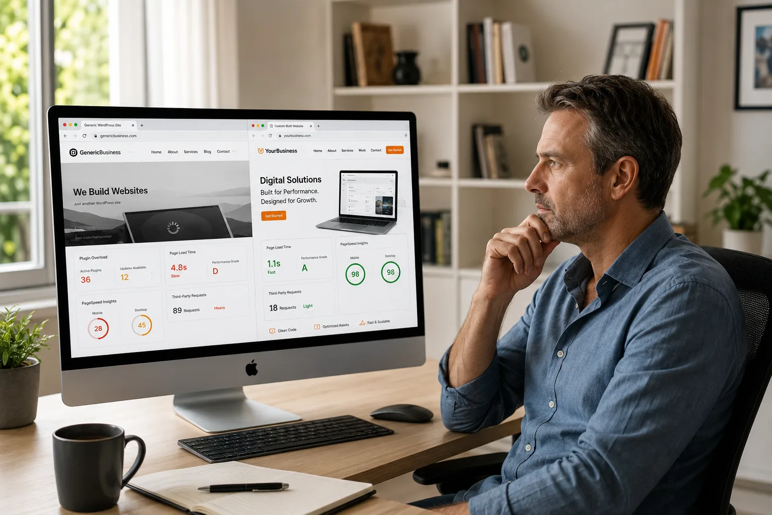 WordPress vs Custom Website: Which Is Right for Your Business? — AZRIVA Insights